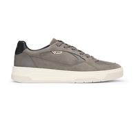 Boss Mens Baltimore Canvas Low Top Lace-Up Sneakers in Medium Grey - Size UK 7