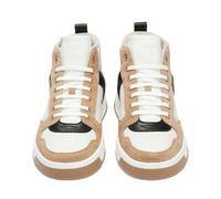 Boss Mens Baltimore Leather Trainers - Brown/Black/White - 6 UK - Brown/Black/White - 100% Mixed