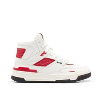 Boss Mens Baltimore Leather Trainers / 6 UK White GT3774