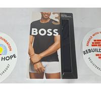 BOSS Orange RN Bamboo 3-Pack Mens T-Shirts - Black 001