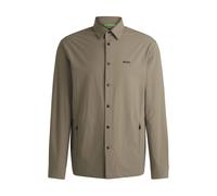 Boss Mens Basin Tech Overshirt in Green - Size 2XL