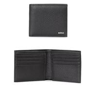 BOSS Mens Crosstown Black Italian Leather Logo Wallet BLACK O/S