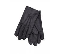 BOSS Mens Black Griffin Leather Gloves BLACK M