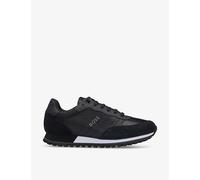 BOSS Mens Parkour-L Runn Mixed-Material Trainers with Branded Side Panel Size 6 Black