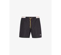 Boss Mens Black Logo-print Regular-fit Swim Shorts Xl