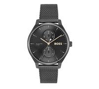 Boss Mens Black Plated Watch Black