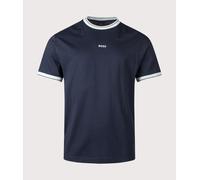 BOSS Mens Blocks T-Shirt - Colour: 404 Dark Blue - Size: Large