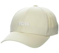BOSS Men's Bold Center Logo Twill Cap Baseball, Oat Cream, One Size