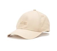 BOSS Mens Bold Center Logo Twill Cap, Dessert Beige, One Size-Small