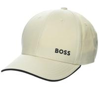 BOSS Men's Bold Curved Logo Cotton Twill Hat Baseball Cap, Toasted Marshmellow, One Size