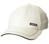 BOSS Men's Bold Logo Twill Cap Baseball, Crisp White, One Size