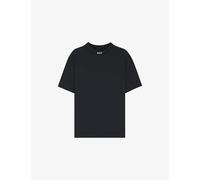 Boss Mens Boss Branded-Print Short-Sleeved Stretch-Cotton T-Shirt Dark Blue L