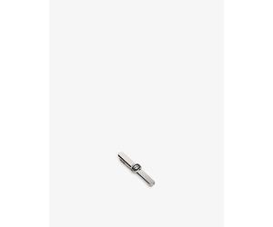 Boss Mens Boss Double B-Monogram Brass Tie Clip Open Blue 1 Size