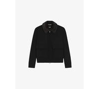 BOSS Wool-cashmere coat with faux-fur collar - Style H-Charly-251, 50556629 Black 40R