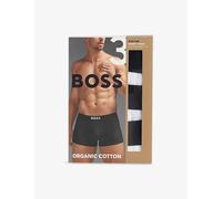 Boss Mens Boss One x David Beckham Logo-Waistband Pack Of Three Stretch-Cotton Trunks White 2XL