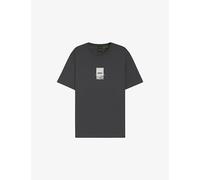 Boss Mens Boss Photo-Print Short-Sleeve Stretch-Cotton T-Shirt Dark Grey S