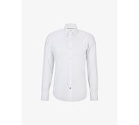 Boss Men's H Joe Kent Long Sleeve Oxford Shirt 17.75 inch White
