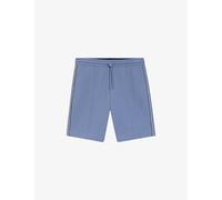 Boss Mens Boss Side-Stripe Cotton-Blend Shorts Light/Pastel Blue XL