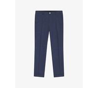 BOSS Slim-fit trousers in a linen blend - Style C-Genius-262, 50561886 Dark Blue 38R