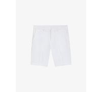 Boss Mens Boss Straight-Leg Slim-Fit Stretch-Woven Shorts White 42