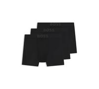 BOSS Mens BoxerBr 3P Active Three-Pack of Stretch-mircofibre Boxer Briefs with Logos
