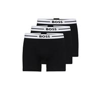 BOSS Mens BoxerBr 3P Bold Three-Pack of Stretch-Cotton Boxer Briefs with Logos