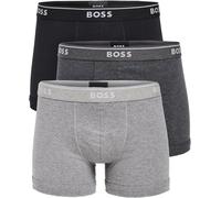 BOSS Mens BoxerBr 3P Bold Three-Pack of Stretch-Cotton Boxer Briefs with Logos
