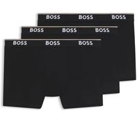 BOSS Mens BoxerBr 3P Power Three-Pack of Stretch-Cotton Boxer Briefs with Logos
