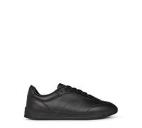 BOSS Mens Brandon Leather Trainer Trainers Black/Black 11 UK