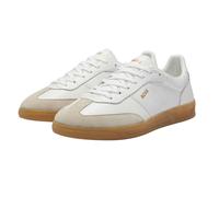 Boss Mens Brandon Suede Trainers - White - 12 UK - White - 100% Mixed