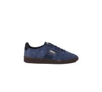 Boss Mens Brandon_tenn_sd Trainer Dark Blue Leather - Size UK 11