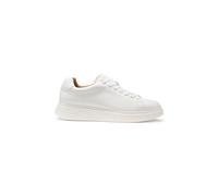 BOSS Leather trainers with rubber outsole - Style Bulton_Runn_lt_N, 50497887 White 16