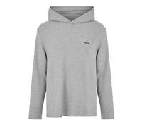 BOSS Mens BW Waffle Hoodie Texture Design Grey XXL