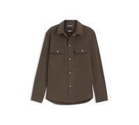 BOSS Mens C-Carper-OS-253F Relaxed-fit overshirt in mercerised stretch cotton
