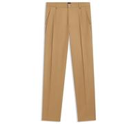 BOSS Mens C-Kai-DPL Relaxed-fit Trousers in Cotton Twill