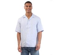 Boss Mens C-Lars-252 Lyocell Short-Sleeved ShirtXL Blue GT14680