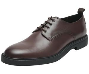 BOSS Men's Calev Derb Ltfb Derby Shoes, Dark Brown, 5 UK