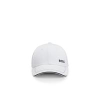 BOSS Green Cap Logo Cap Pure White
