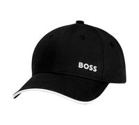 Men's BOSS Green Bold Mens Logo-Print Cap in Cotton Twill - Black - Size: ONE size