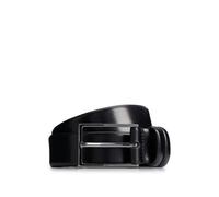 Boss Mens Carmello Leather Belt - Black - XXL 38in x 3.5cm - Black - 100% Mixed