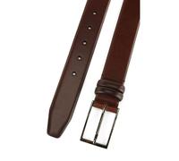 Boss Mens Carmello Plain Leather Belt - Dark Brown - 105cm x 35mm - Dark Brown - 100% Mixed