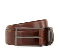 Boss Mens Carmello Plain Leather Belt - Dark Brown - 90cm x 38mm - Dark Brown - 100% Mixed