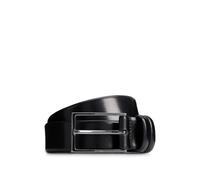 HUGO BOSS LEATHER BELT WITH LOGO-LETTERING KEEPER Size 110 CM RRP £79.00