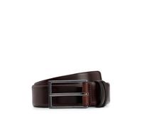 BOSS Mens Carmello Vegetable-tanned leather belt with gunmetal hardware