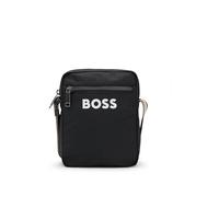 BOSS Mens Catch 3.0 Crossbody bag with signature-stripe strap and contrast logo