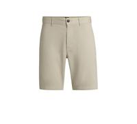 BOSS Mens Chino Shorts Cotton Light Beige M