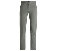 BOSS Mens Chino Slim Slim-fit Chinos in Stretch-Cotton Satin