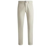 BOSS Mens Chino Slim Slim-fit Trousers in Stretch-Cotton Satin