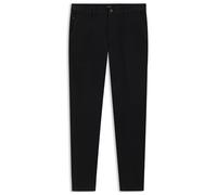 BOSS Tapered-fit chinos in stretch-cotton satin - Style Chino_tapered, 50510917 Black 32/34