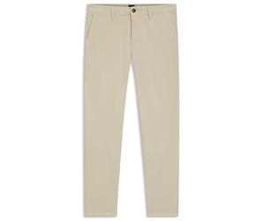 BOSS Mens Chino Tapered Tapered-fit Chinos in Stretch-Cotton Satin
